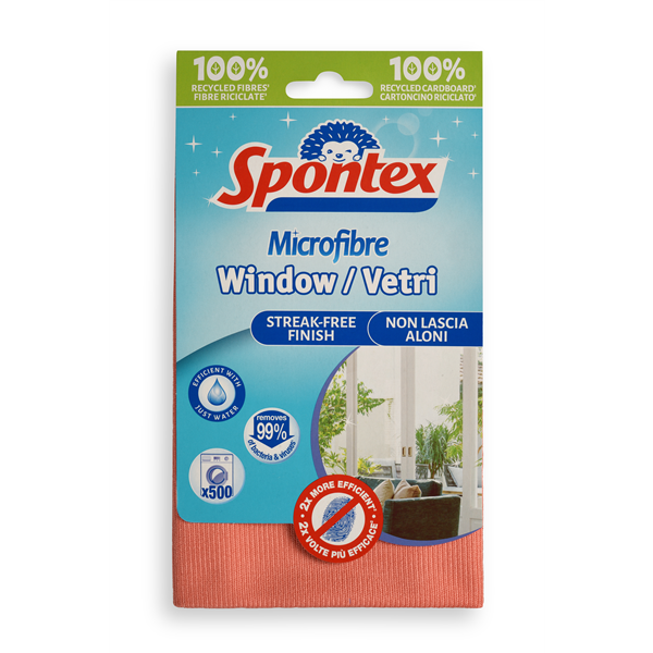 Spontex Microfibre Window/Vetri utěrka z mikrovlákna