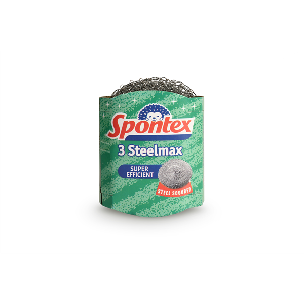 Spontex 3 Steelmax drátěnka kovová